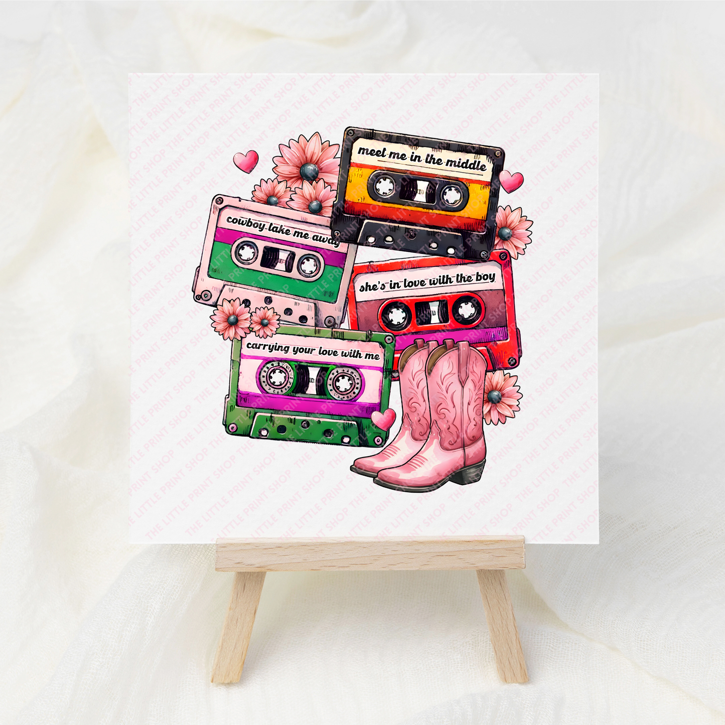 Country Tapes - UV DTF 3 inch Decals