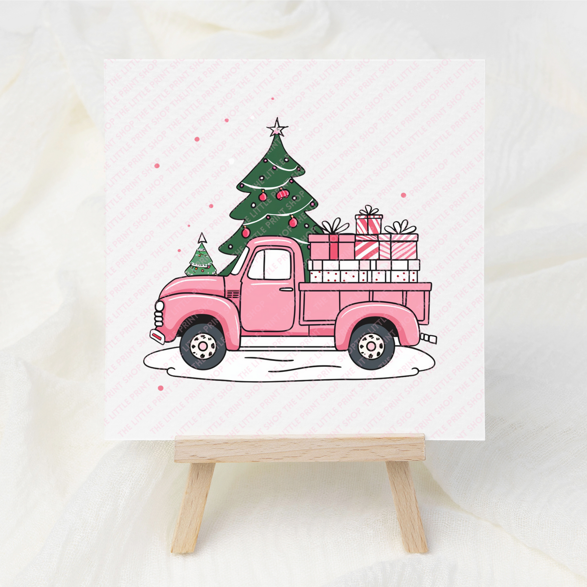 Pink Truck - UV DTF 3 inch Decal – Little Print Shop