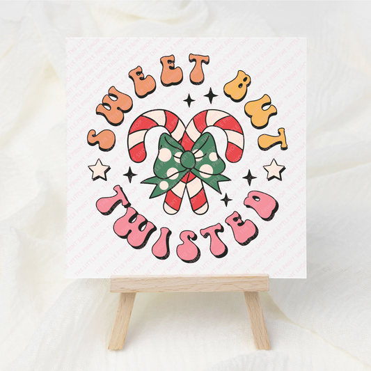 Twisted - UV DTF 3 inch Decal