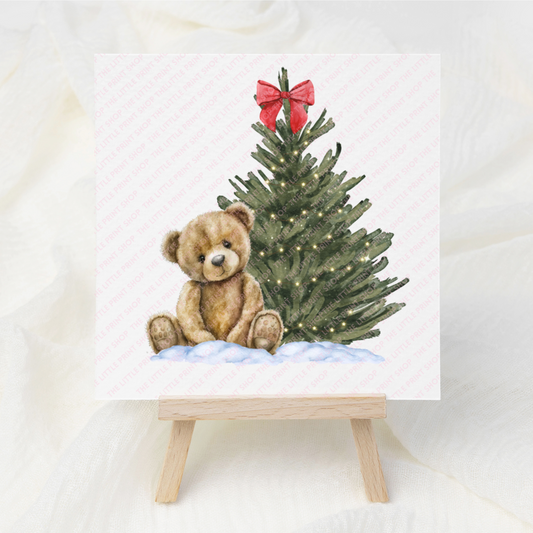Bear Tree - UV DTF 3 inch Decal