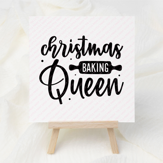 Baking Queen - UV DTF 3 inch Decal