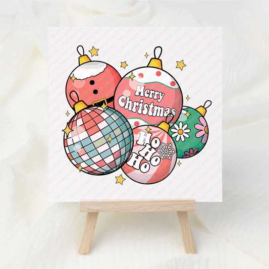 Baubles - UV DTF 3 inch Decal