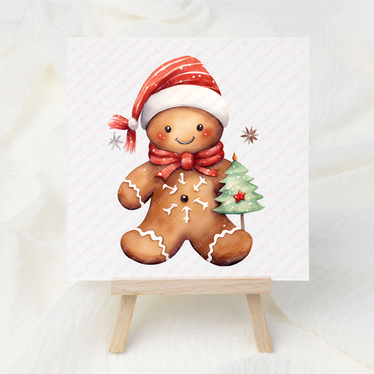 Gingerbread - UV DTF 3 inch Decal