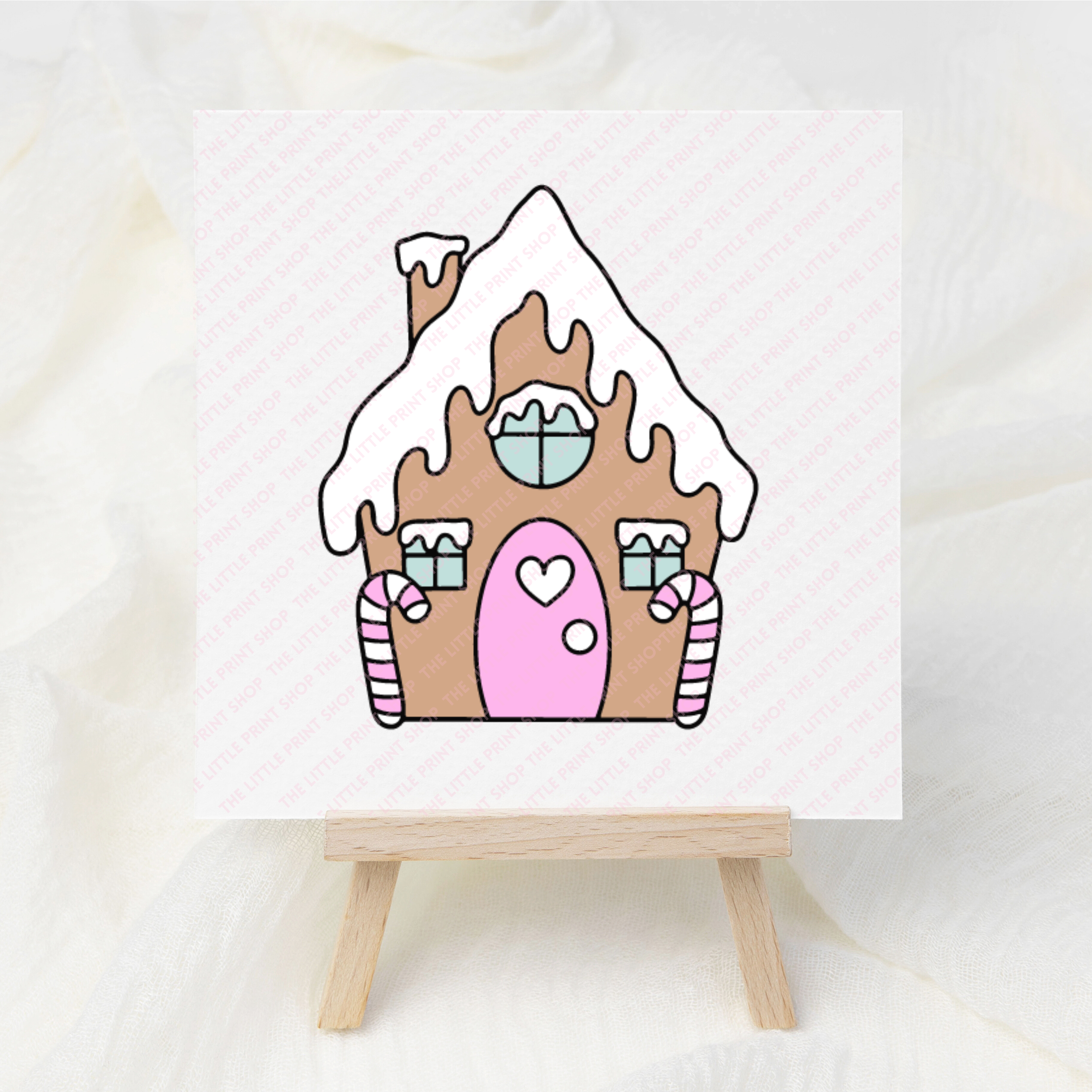 Pink House - UV DTF 3 inch Decal – Little Print Shop