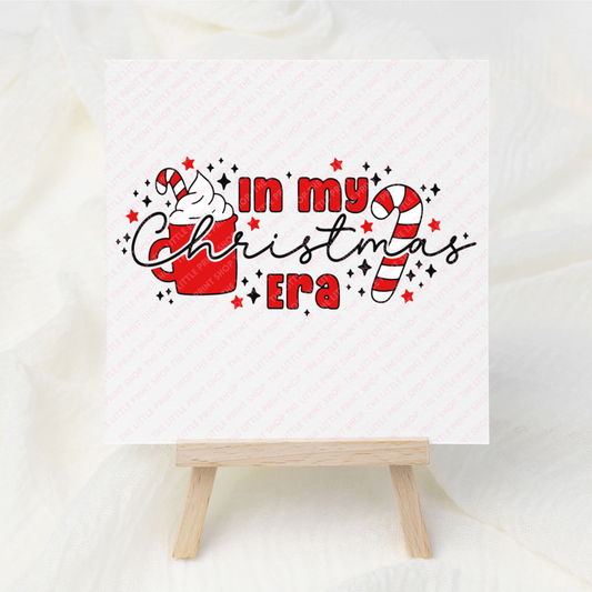 Christmas Era - UV DTF 3 inch Decal