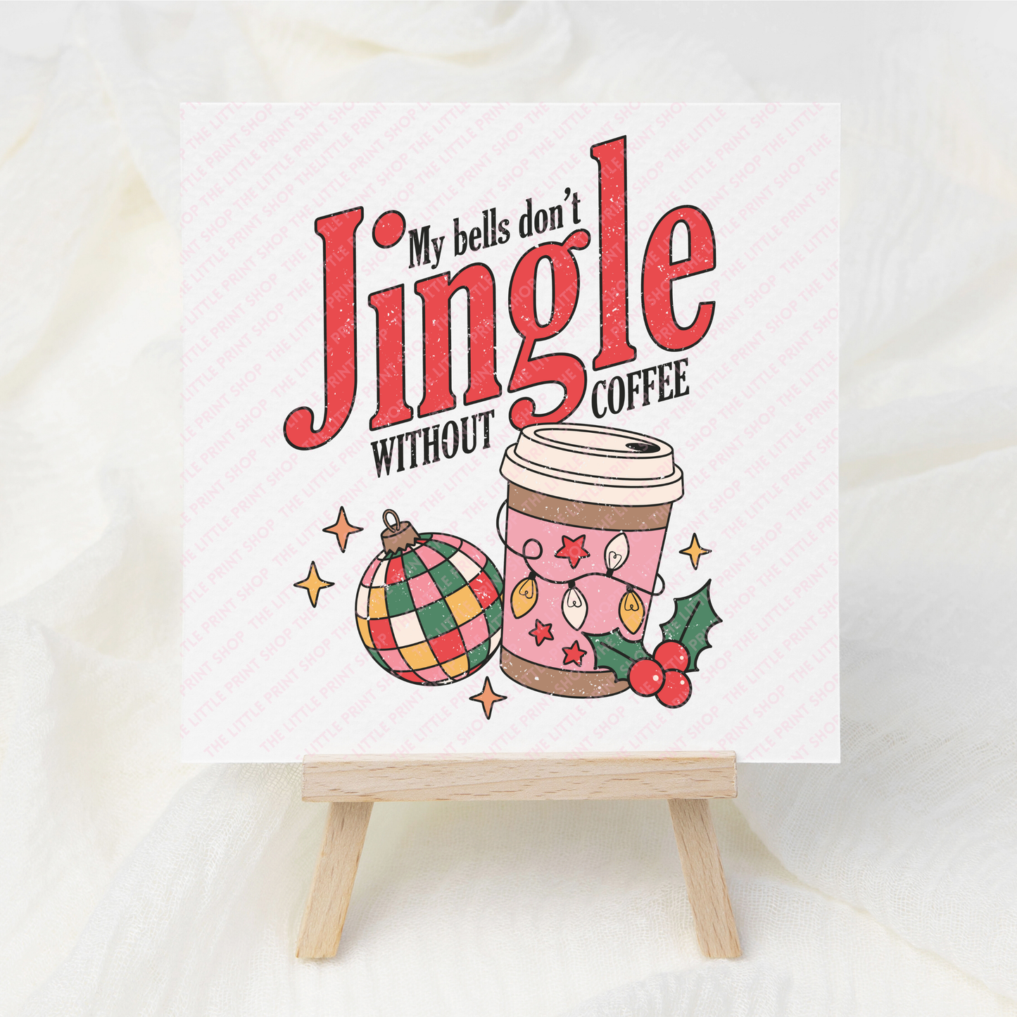Jingle - UV DTF 3 inch Decal