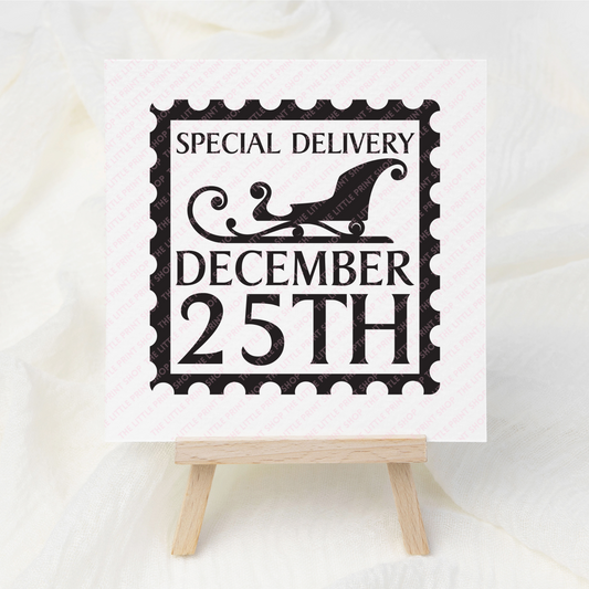 25th December - UV DTF 3 inch Decal