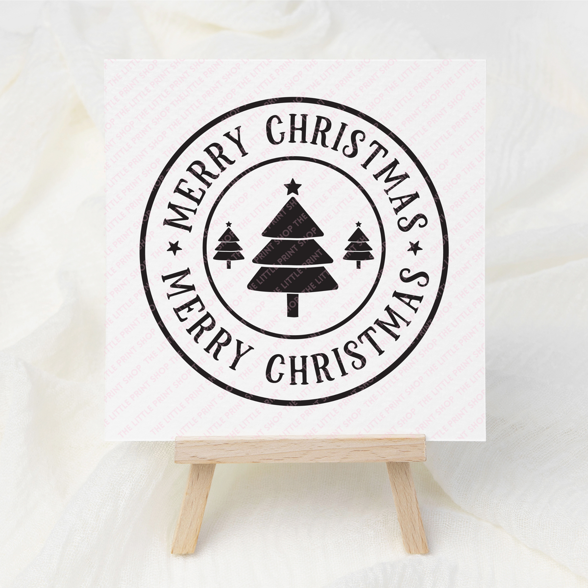 Merry Christmas - UV DTF 3 inch Decal