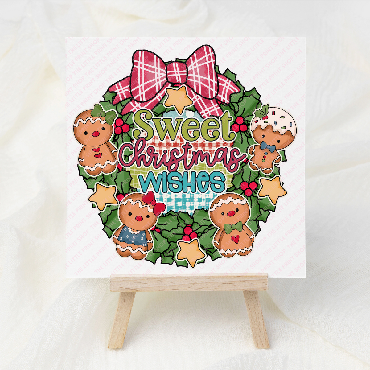 Sweet Christmas Wishes - UV DTF 3 inch Decal