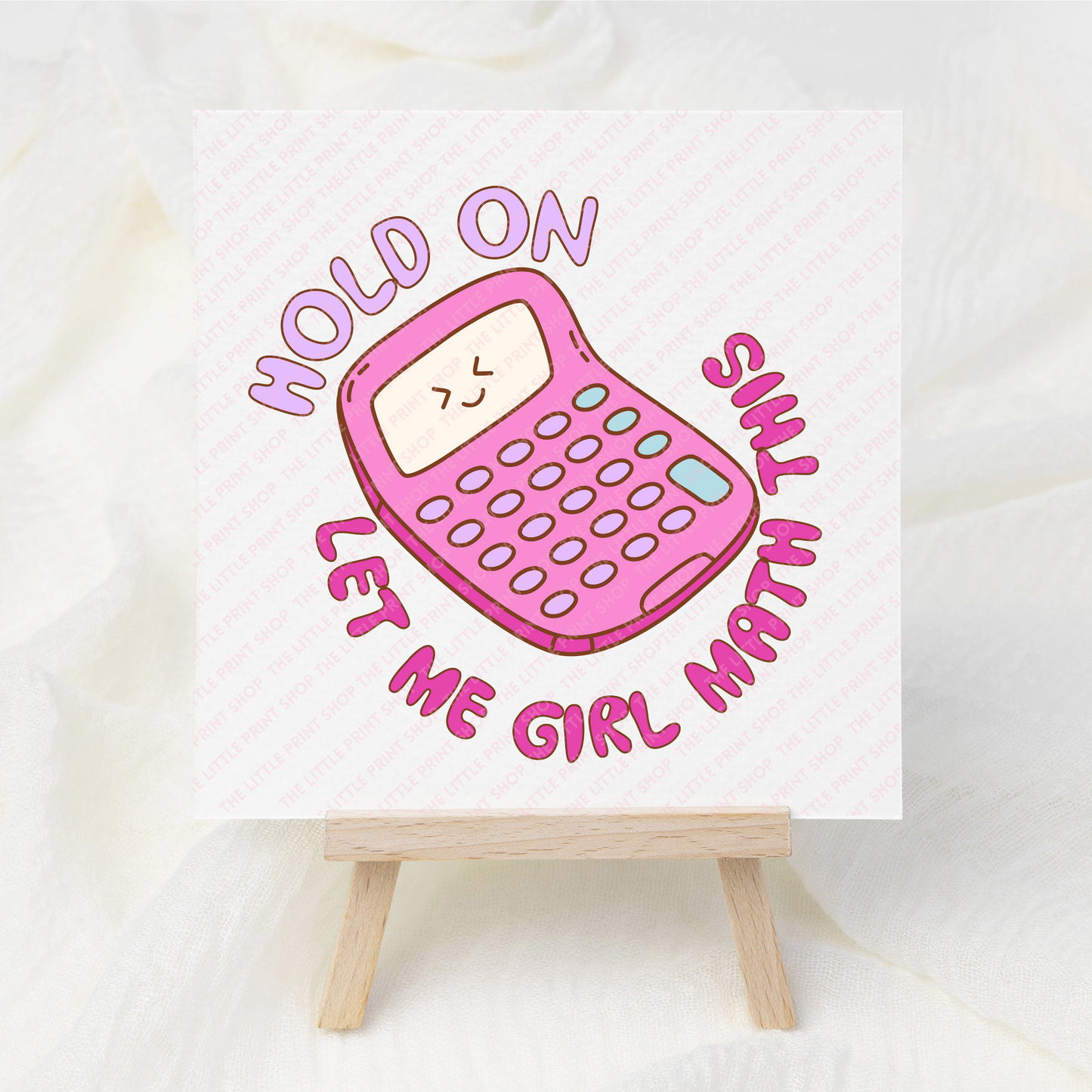 Girl Math - UV DTF 3 inch Decals