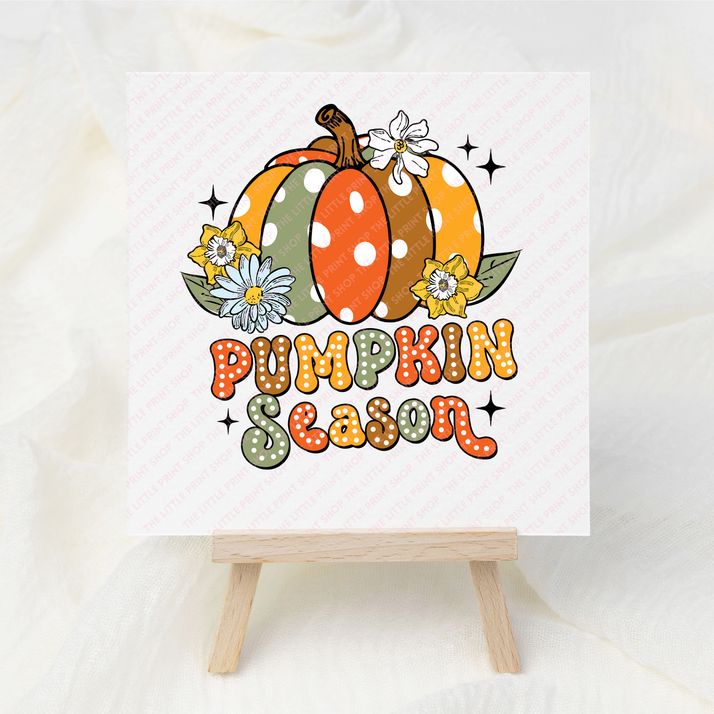 Pumpkin Season - UV DTF 3 inch Decals