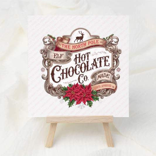 Hot Chocolate - UV DTF 3 inch Decals