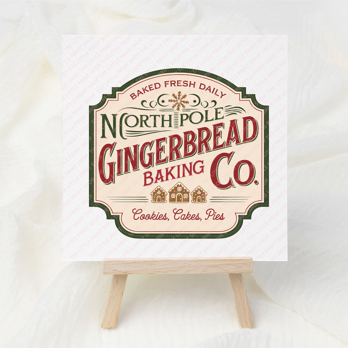 Gingerbread Baking - UV DTF 3 inch Decals