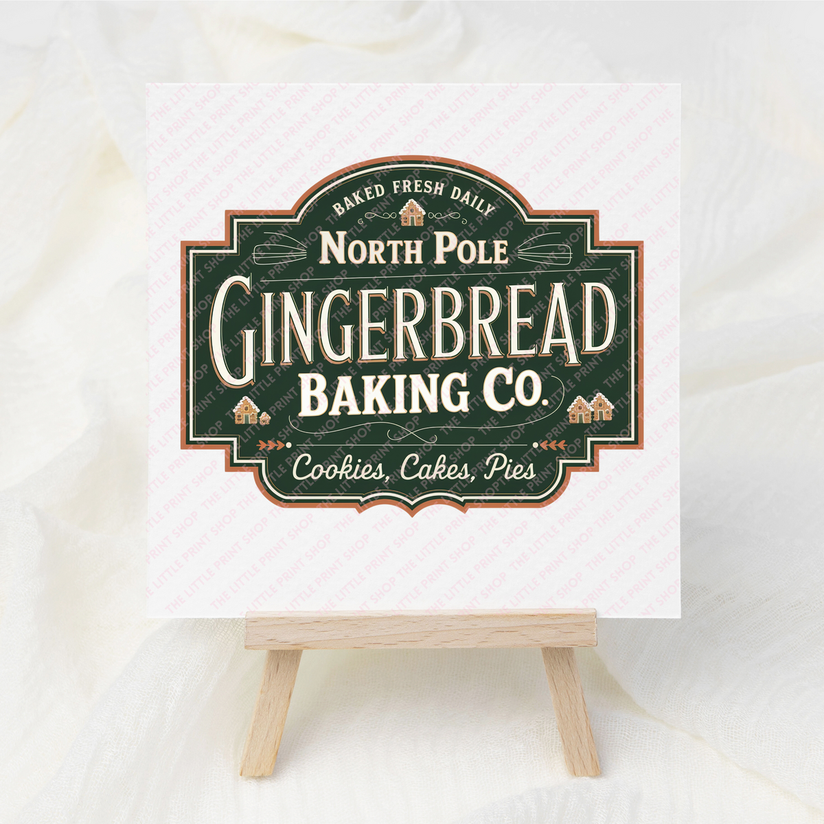Gingerbread - UV DTF 3 inch Decals