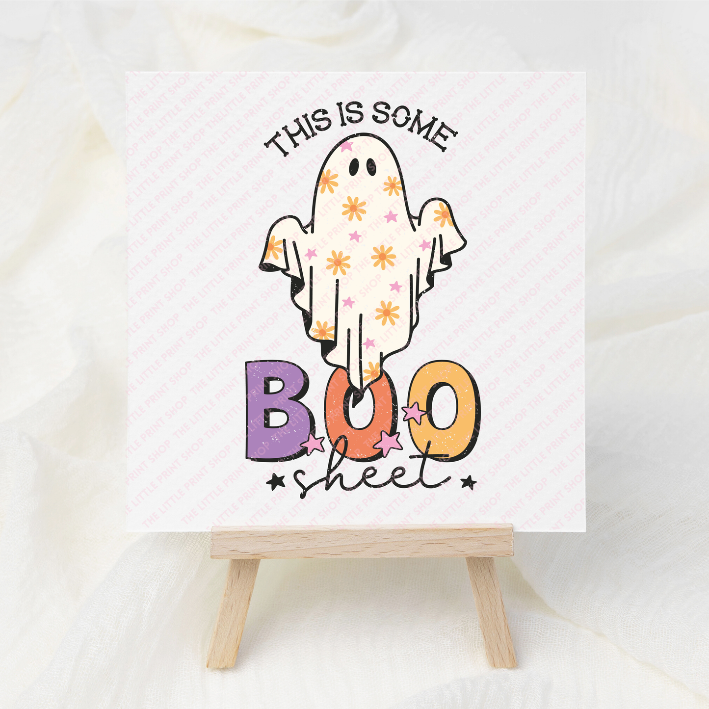 Boo Sheet - UV DTF 3 inch Decal