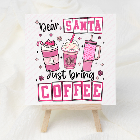 Dear Santa - UV DTF 3 inch Decals