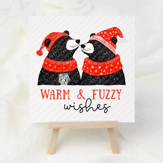 Warm Wishes - UV DTF 3 inch Decals