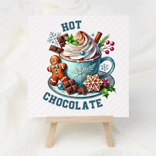 Hot Chocolate - UV DTF 3 inch Decals