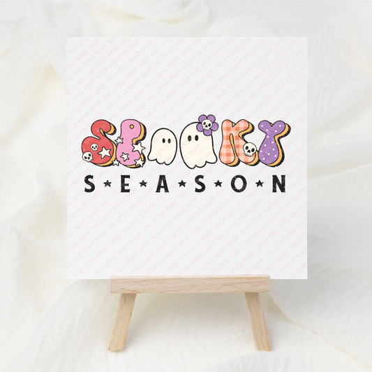 Spooky Season - UV DTF 3 inch Decal