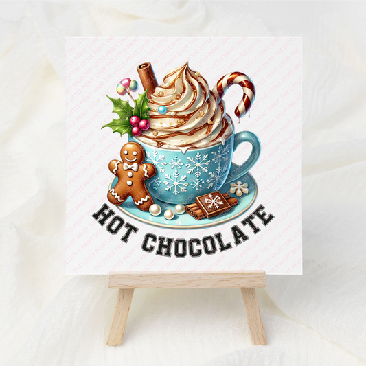 Hot Chocolate - UV DTF 3 inch Decal