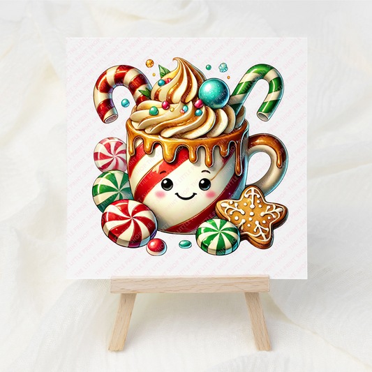 Hot Chocolate - UV DTF 3 inch Decal