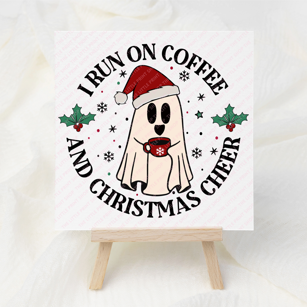 Run On Coffee - UV DTF 3 inch Decal
