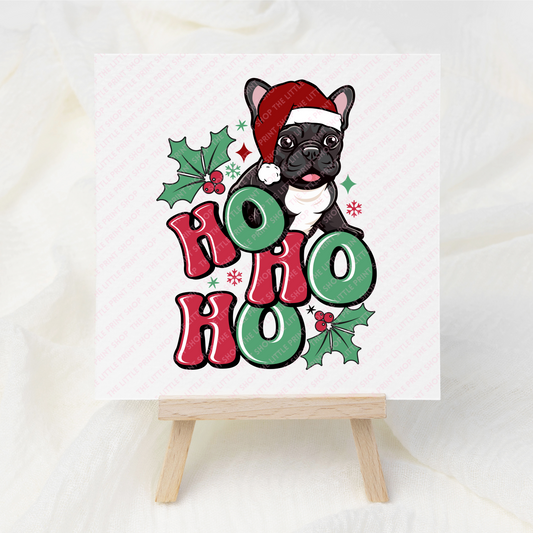 Ho Ho Ho - UV DTF 3 inch Decal