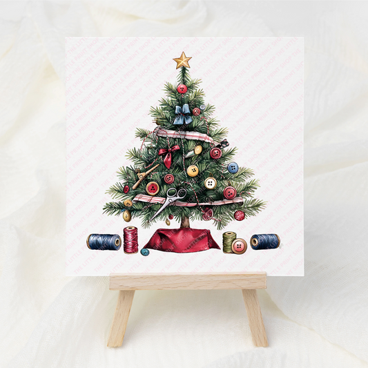 Christmas Tree - UV DTF 3 inch Decal
