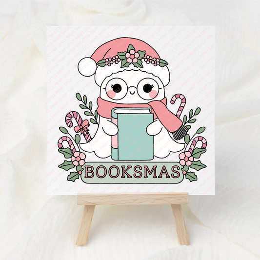 Bookmas - UV DTF 3 inch Decal