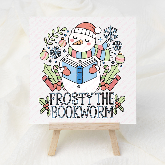 Frosty - UV DTF 3 inch Decal