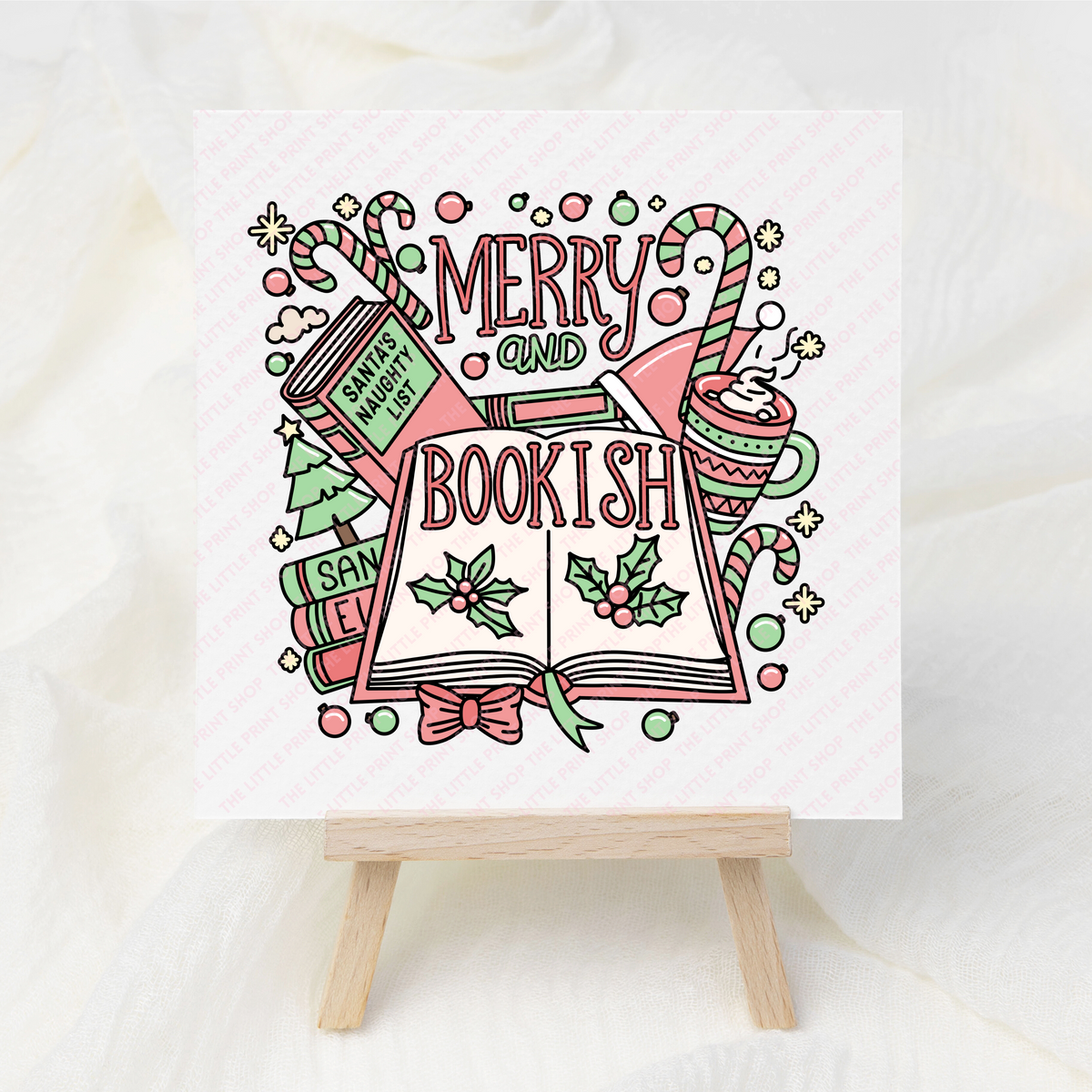 Merry & Bookish - UV DTF 3 inch Decal