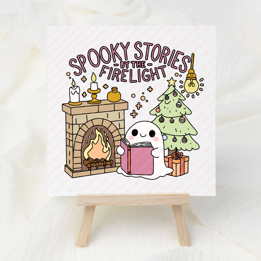 Spooky Stories - UV DTF 3 inch Decal