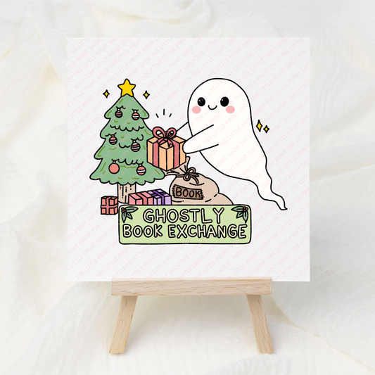 Ghostly - UV DTF 3 inch Decal
