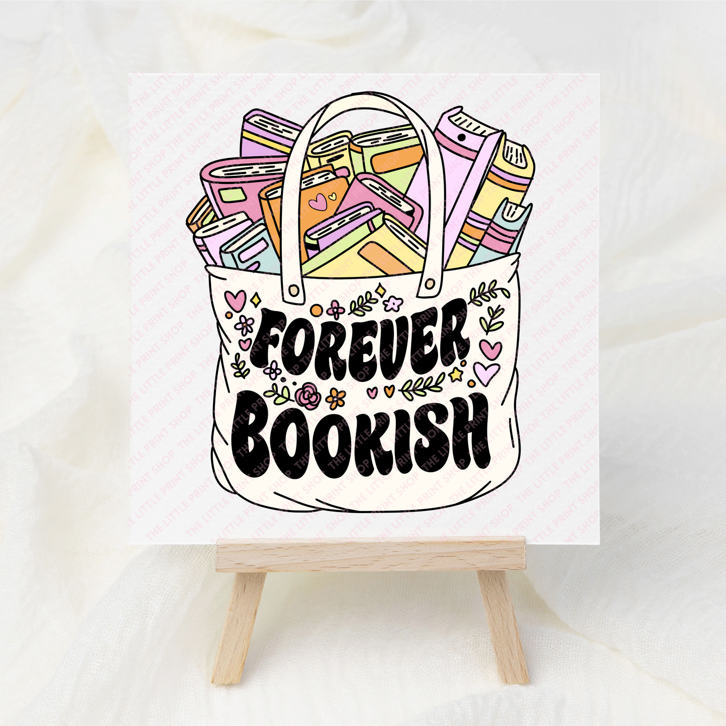 Forever Bookish - UV DTF 3 inch Decals