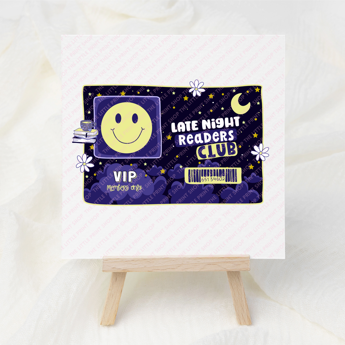 Late Night Readers Club - UV DTF 3 inch Decals