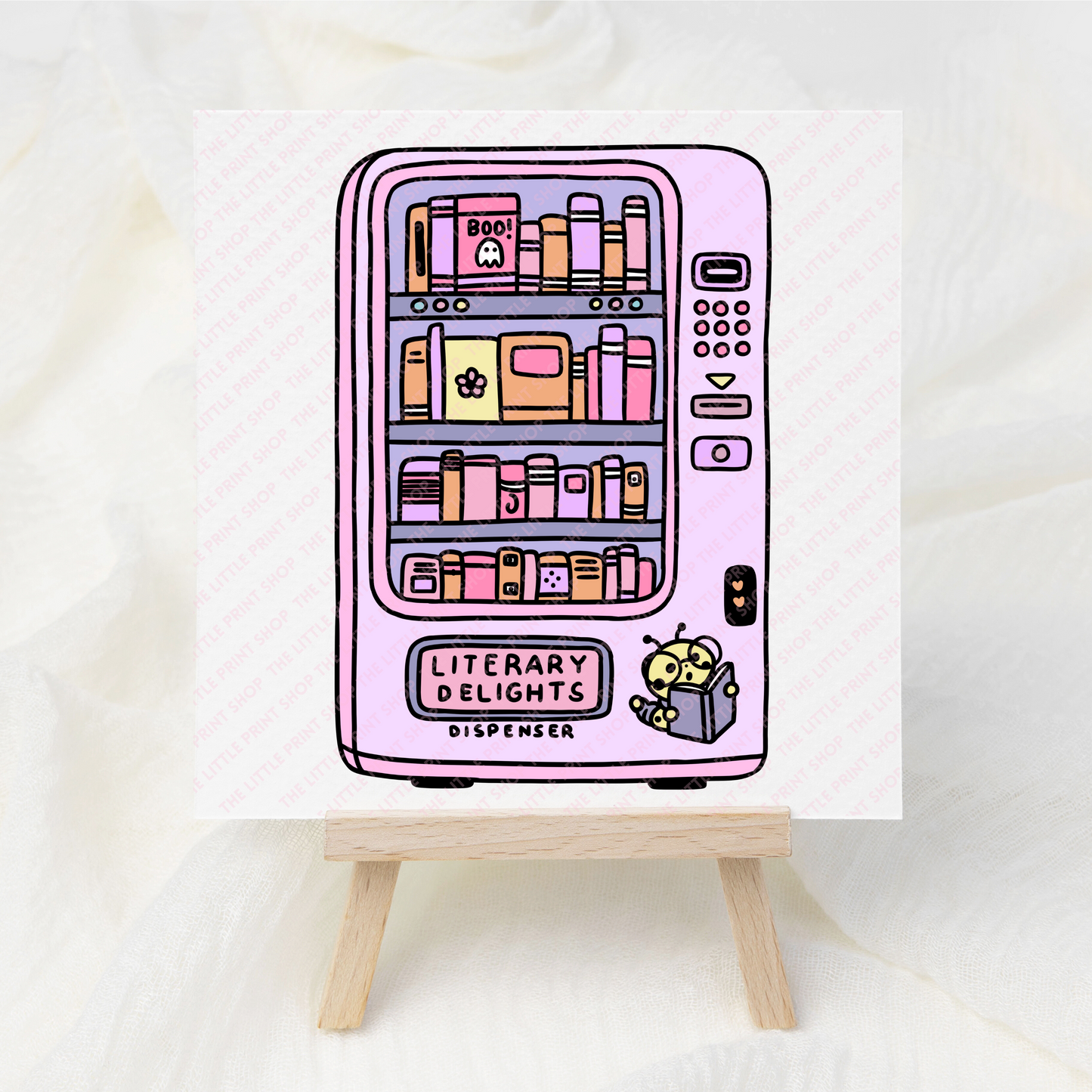 Book Vending Machine - UV DTF 3 inch Decals