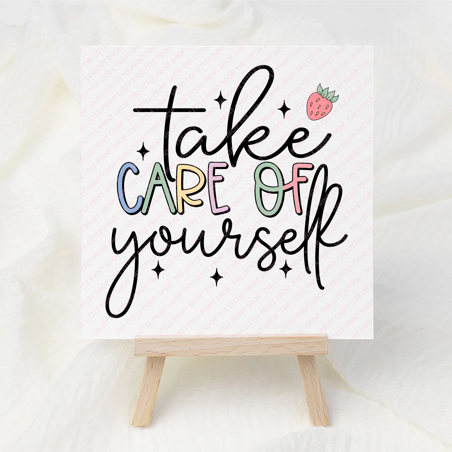 Take Care Of Yourself - UV DTF 3 inch Decals