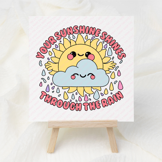 Sunshine - UV DTF 3 inch Decals