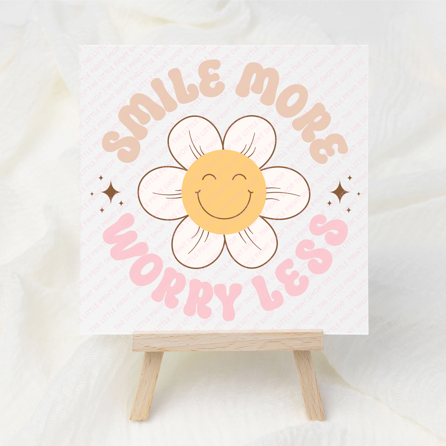 Smile More - UV DTF 3 inch Decals