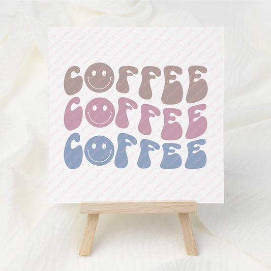 Coffee - UV DTF 3 inch Decals
