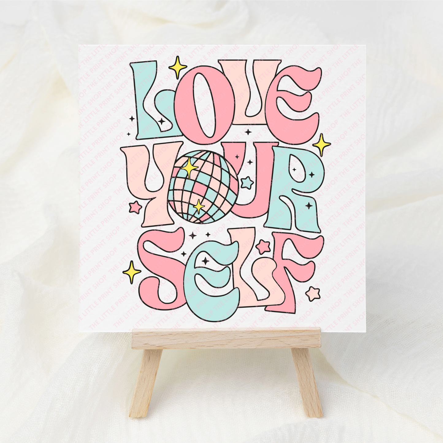 Love Yourself - UV DTF 3 inch Decals