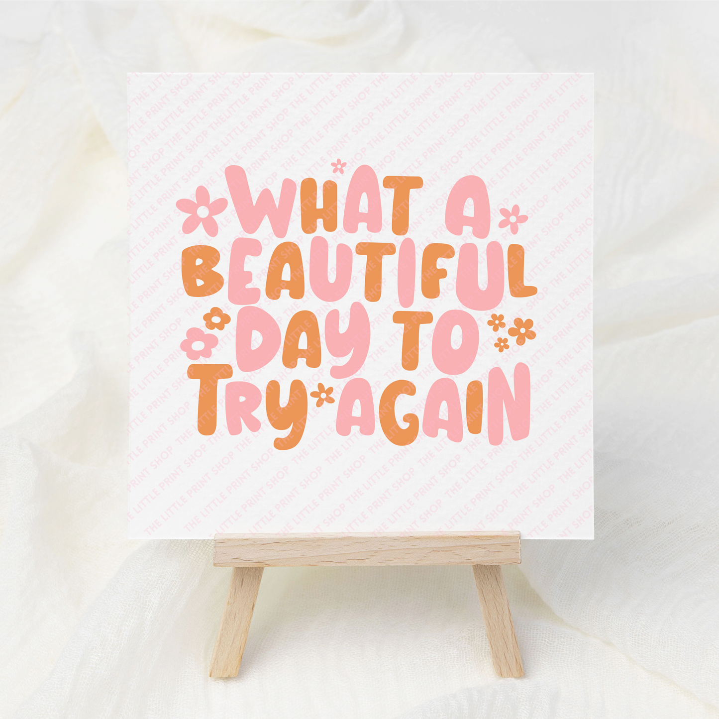 Try Again - UV DTF 3 inch Decals