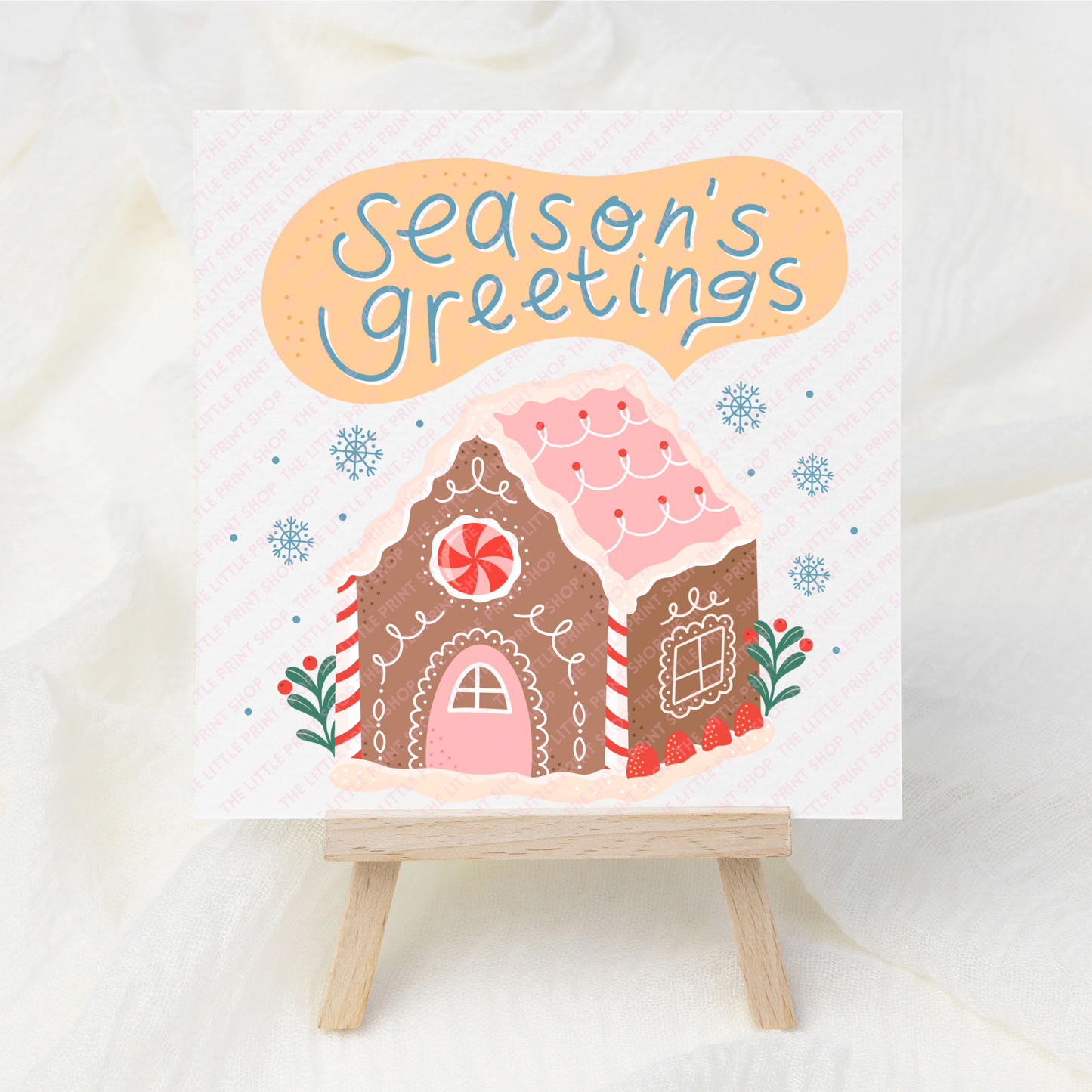 Season's Greetings - UV DTF 3 inch Decal