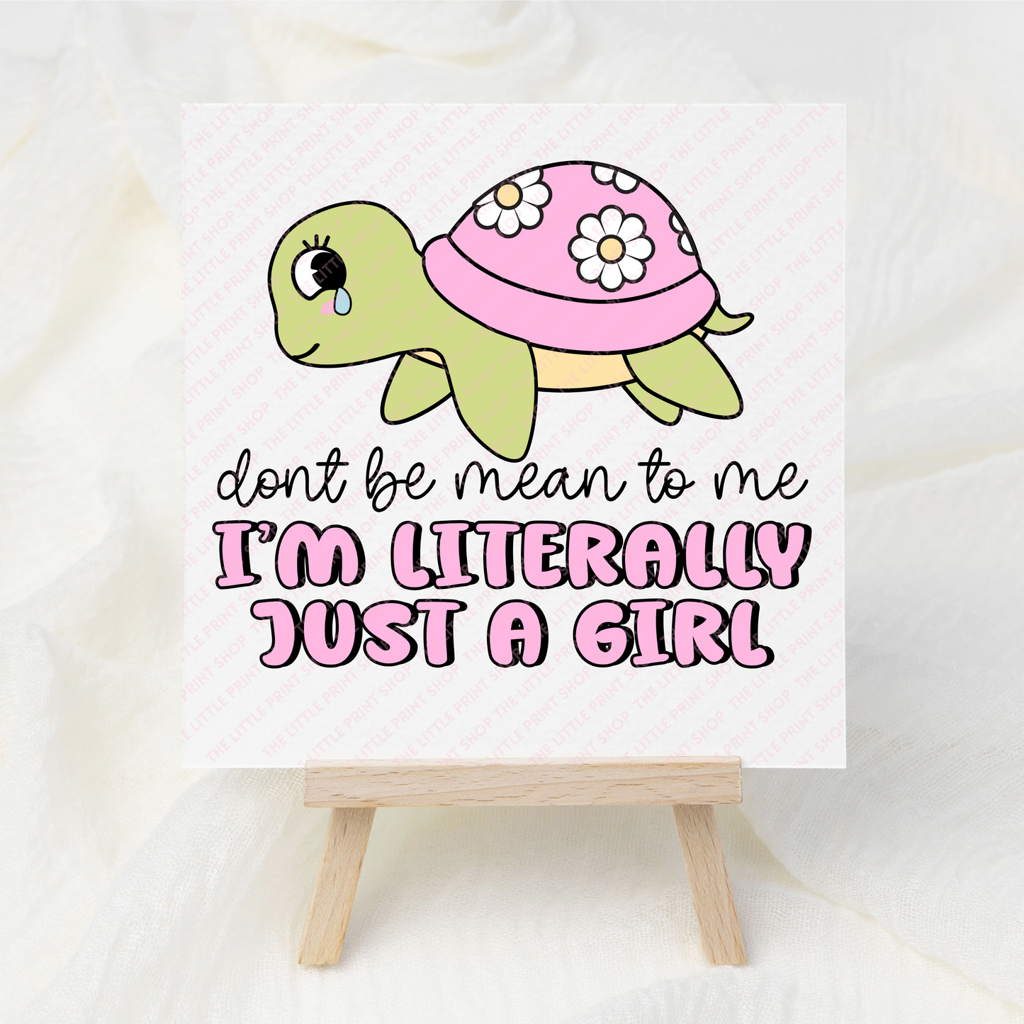 Literally Just A Girl - UV DTF 3 inch Decals