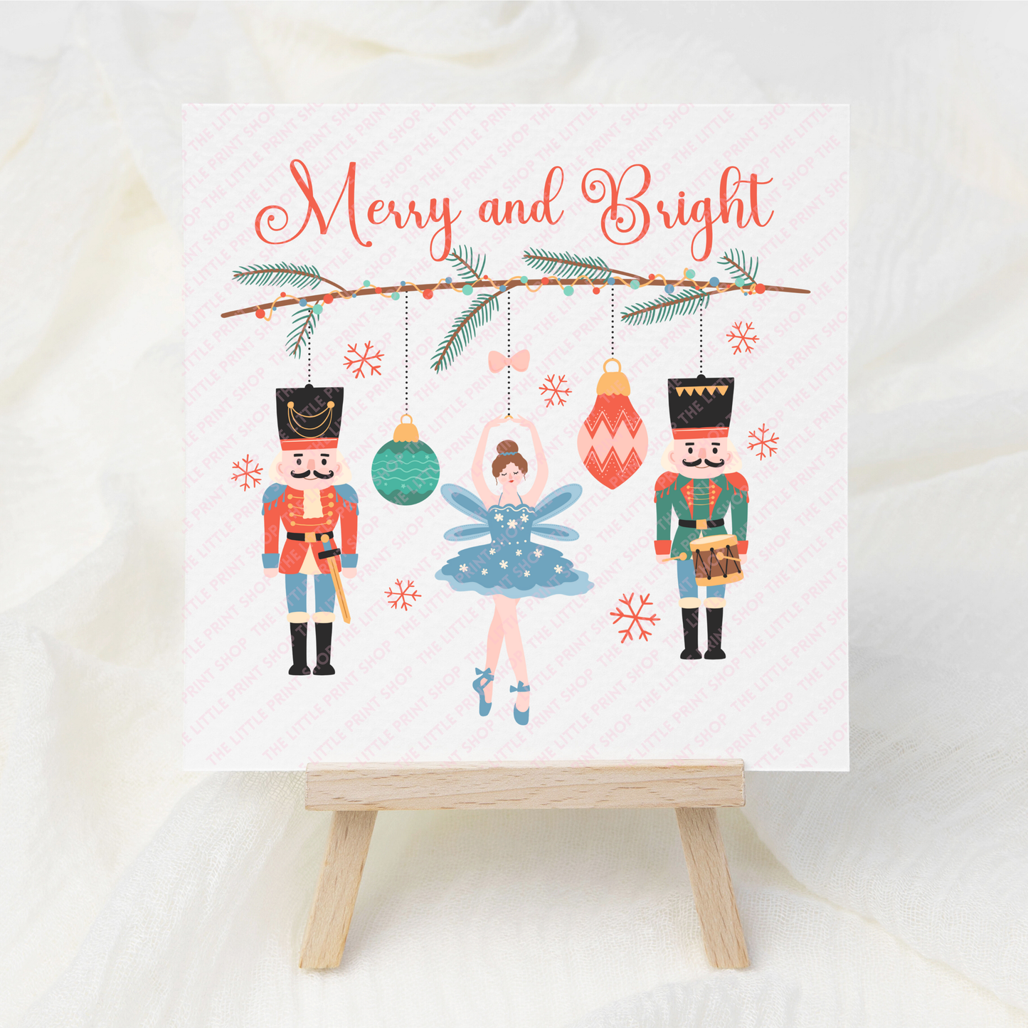 Merry & Bright - UV DTF 3 inch Decal