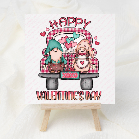 Happy Valentines Day - UV DTF 3 inch Decals