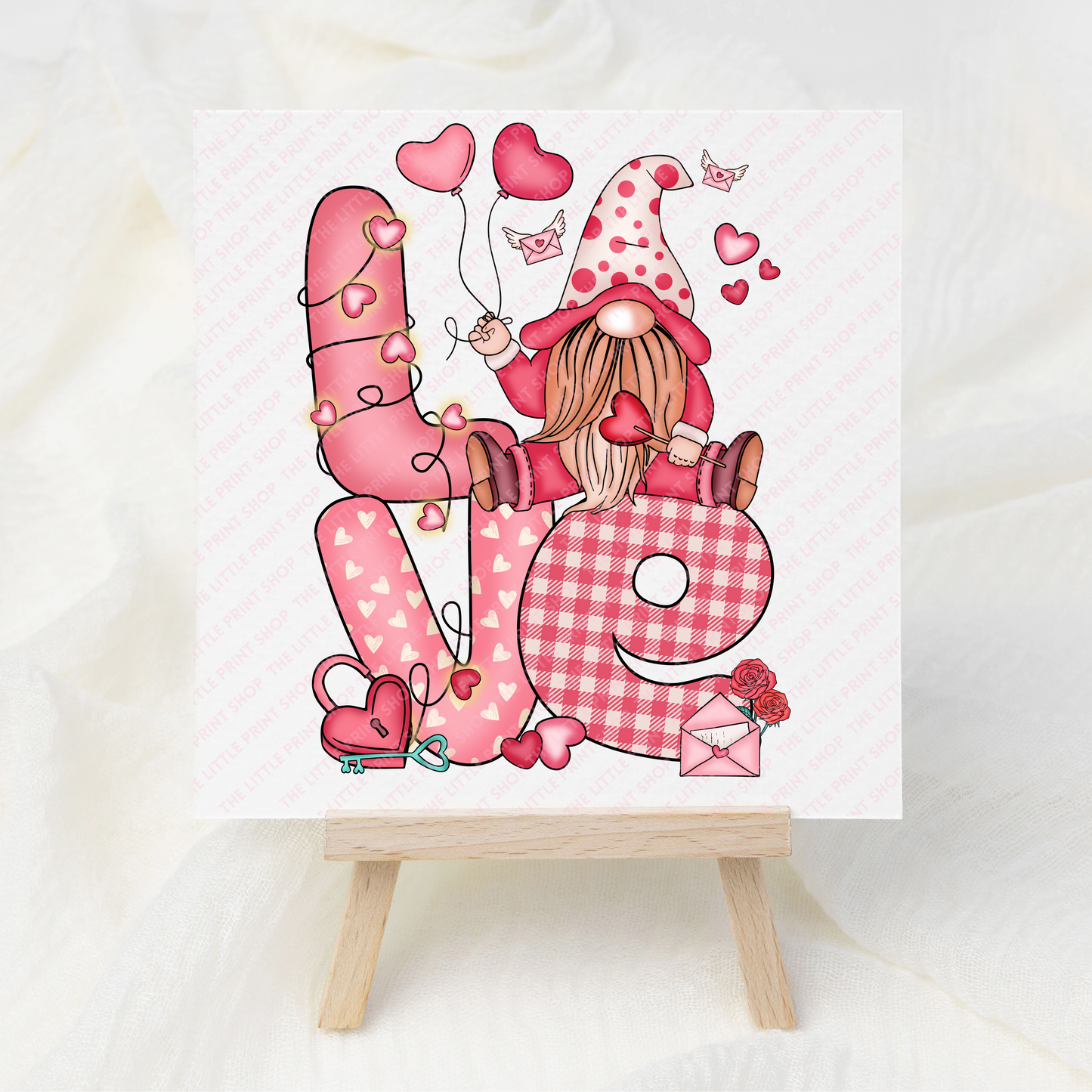 LOVE - UV DTF 3 inch Decals