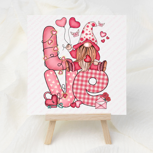 LOVE - UV DTF 3 inch Decals