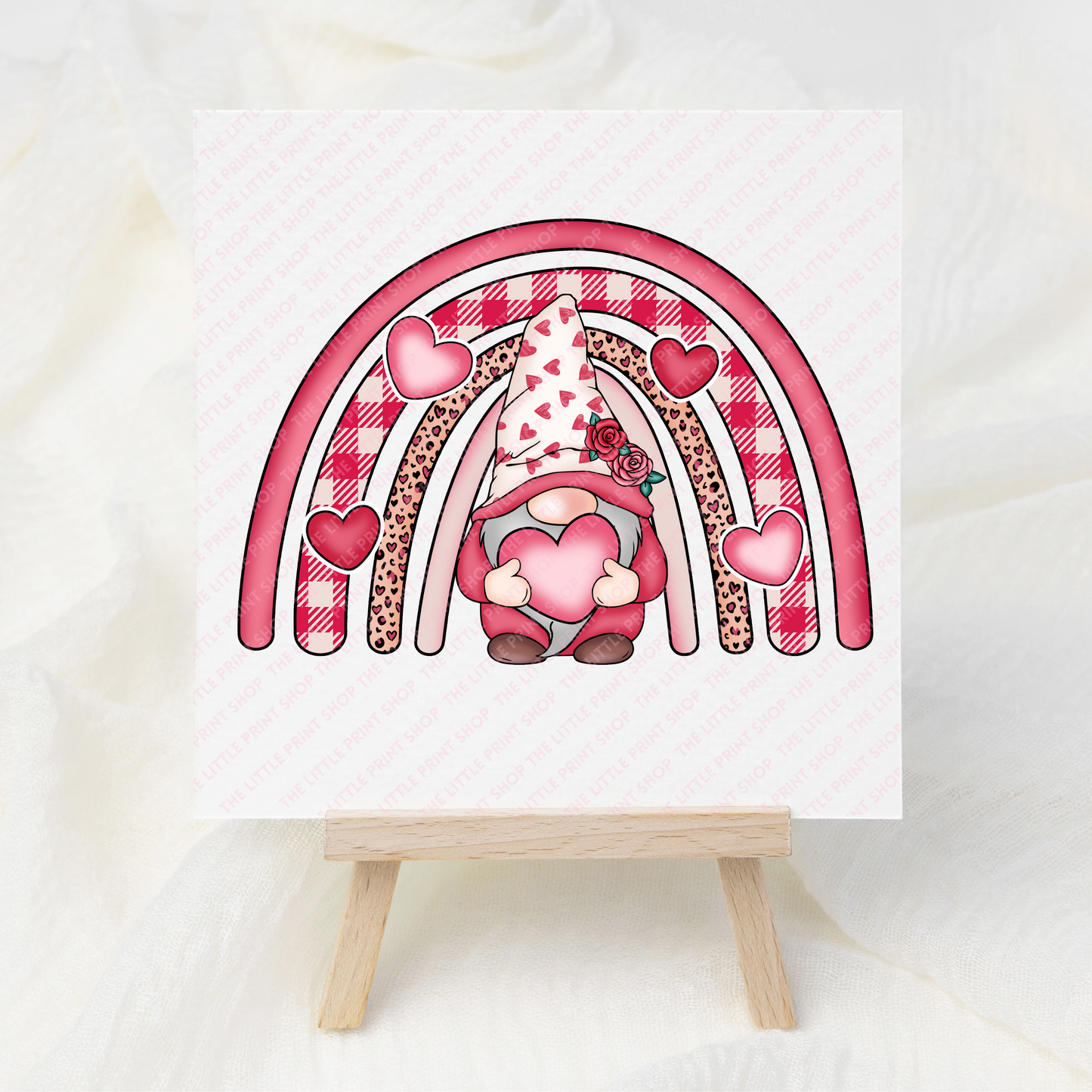 Valentines Rainbow - UV DTF 3 inch Decals