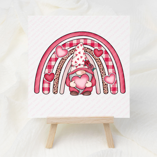 Valentines Rainbow - UV DTF 3 inch Decals